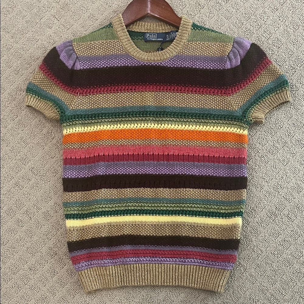 Polo by Ralph Lauren Multicolor Striped Crewneck Sweater